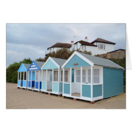 Beach Huts i Southwold Hälsningskort