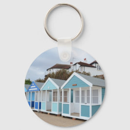 Beach Huts i Southwold Nyckelring