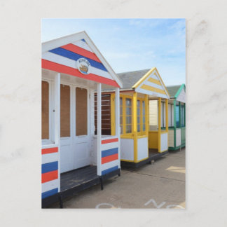 Beach Huts in Östra England Vykort