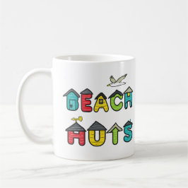 Beach Huts Kaffemugg
