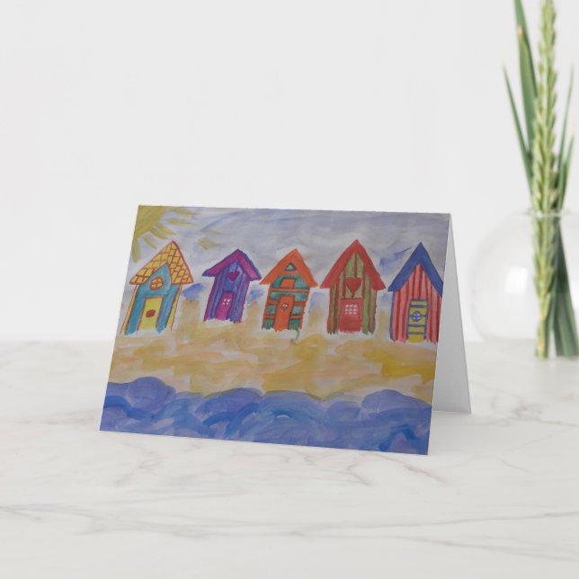 Beach Huts Kort (Framsida)