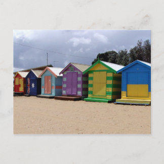 Beach Huts Melbourne 2 Vykort