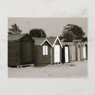 Beach Huts, Mersea Island, Essex, England Vykort