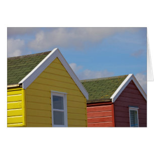 Beach Huts Southwold, England Hälsningskort