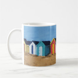 Beach Huts Southwold England Kaffemugg