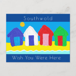 Beach Huts Vykort