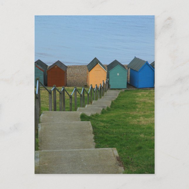 Beach Huts Vykort (Framsida)