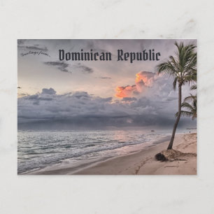 Beach i Dominikanska republiken Vykort