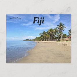 Beach i Fiji Vykort