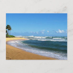 Beach i Kauai Vykort