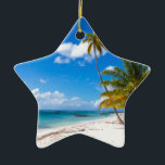 Beach i Saona Dominikanska republiken Julgransprydnad Keramik<br><div class="desc">Beach i Saona Dominikanska republiken.</div>