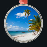 Beach i Saona Dominikanska republiken Julgransprydnad Metall<br><div class="desc">Beach i Saona Dominikanska republiken.</div>