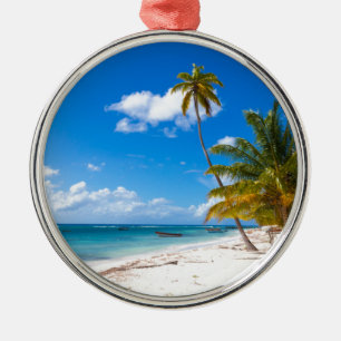 Beach i Saona Dominikanska republiken Julgransprydnad Metall