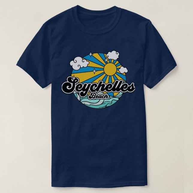 Beach i Seychellerna T Shirt (Design framsida)