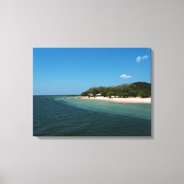 Beach in Alter Canvastryck (Framsida)