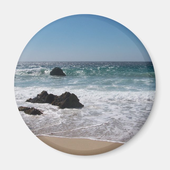 Beach in Carmel, Ca. Magnet (Framsidan)