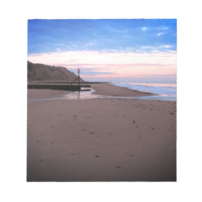 Beach in Mundesley, Norfolk Anteckningsblock (Framsida)
