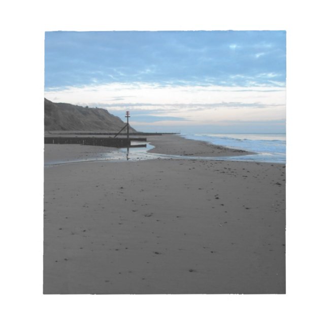 Beach in Mundesley, Norfolk Anteckningsblock (Framsida)