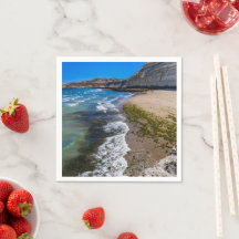Beach in Puerto Piramides, Argentina
