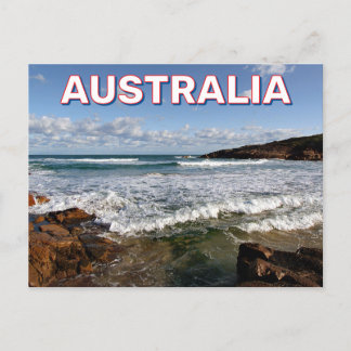 Beach in Tomaree nationalpark Vykort