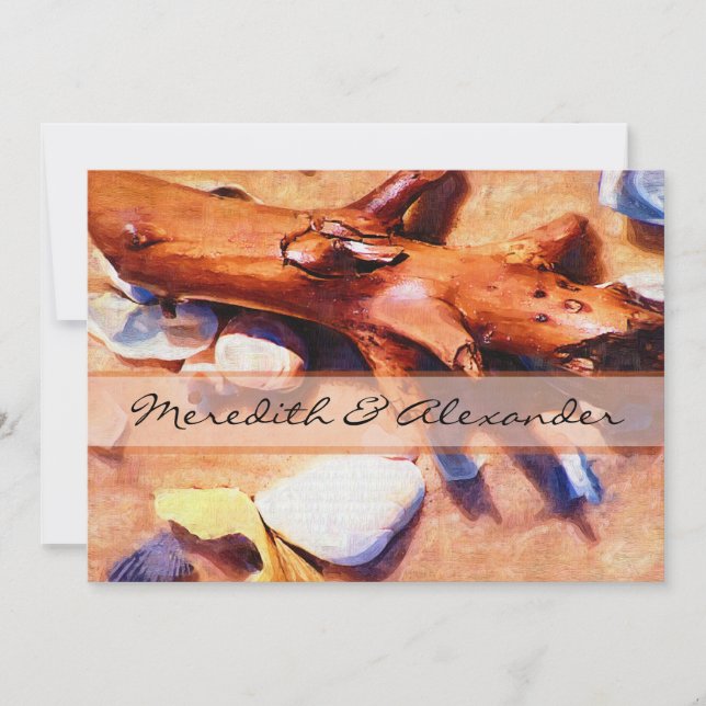 Beach-inbjudningar Inbjudningar (Framsida)