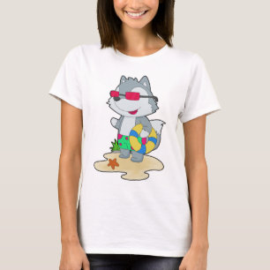 Beach Inflatable flyt Sommar T Shirt