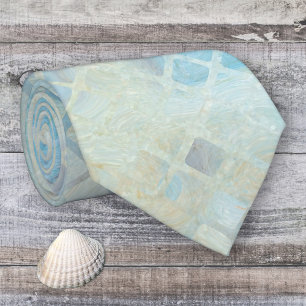 Beach Inspired Checkered Mönster Tie Slips