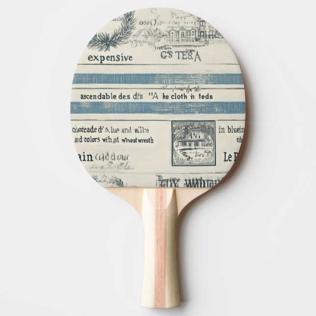 Beach-Inspired Ping Pong Paddles Pingisracket (Framsidan)