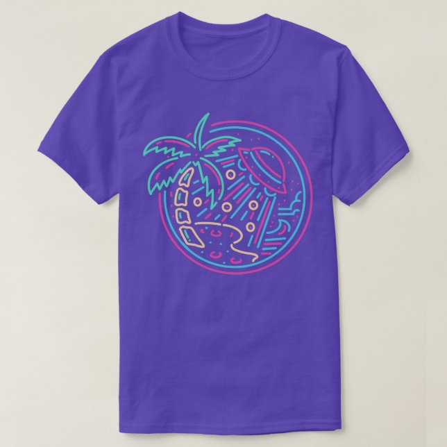 Beach Invasion T Shirt (Design framsida)