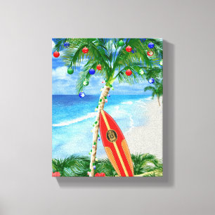 Beach-jul Canvastryck