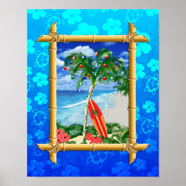 Beach-jul Poster (Framsidan)