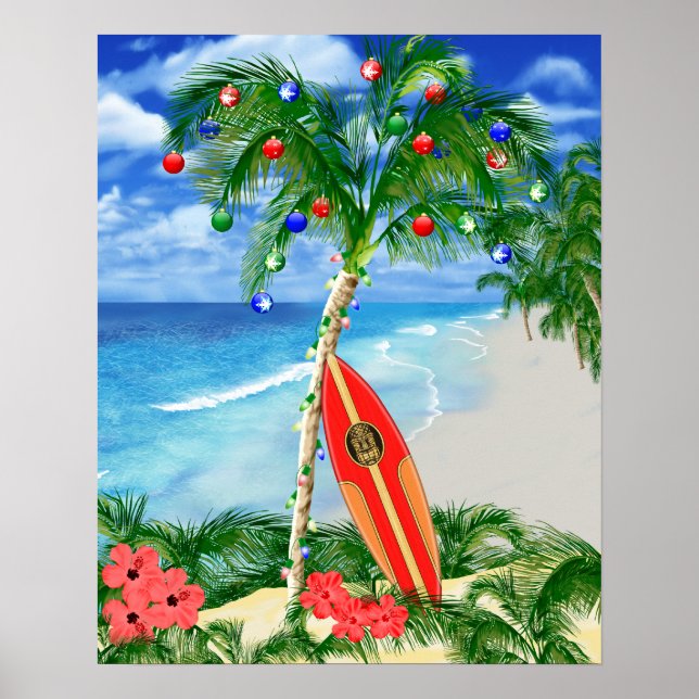 Beach-jul Poster (Framsidan)