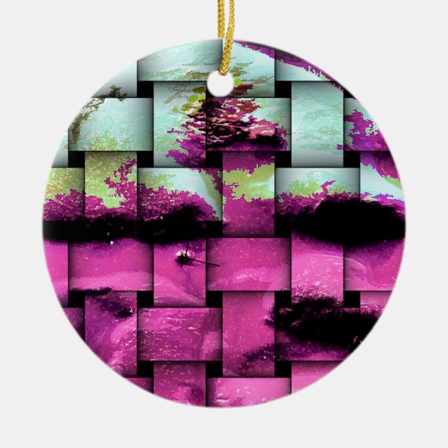 BEACH JULGRANSPRYDNAD KERAMIK (Framsidan)