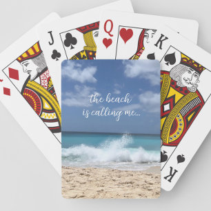 Beach kallar mig Tropical Paradise Casinokort