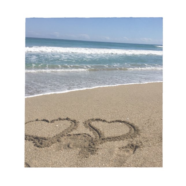 Beach Kärlek Anteckningsblock (Framsida)