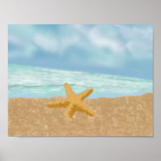 Beach KÄRLEK poster