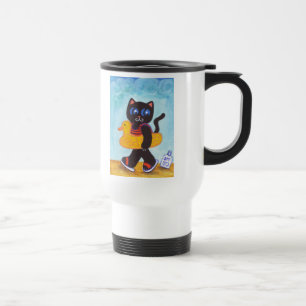 Beach Kattunge Mugg