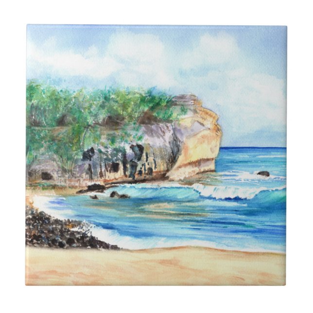 Beach Kauai Ceramic Tile Kakelplatta (Framsidan)