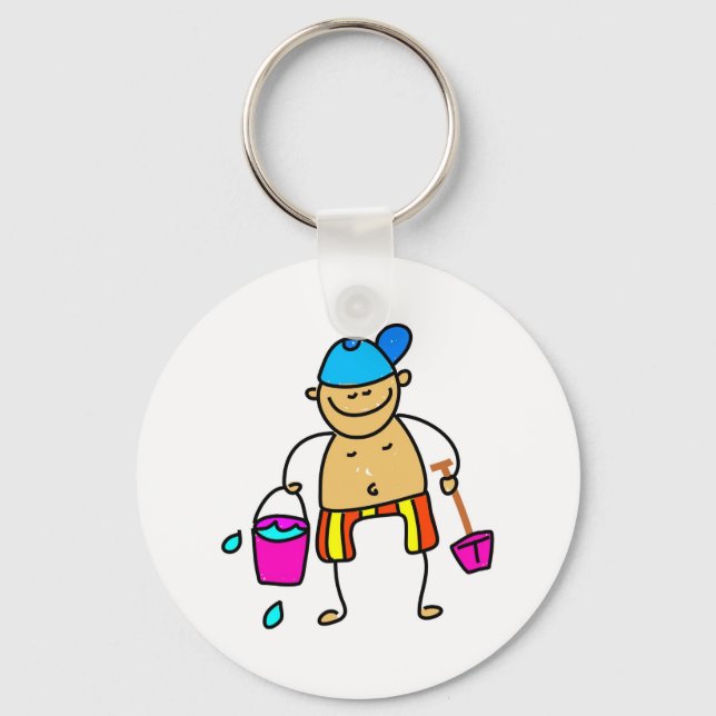 Beach Kid Nyckelring (Framsida)