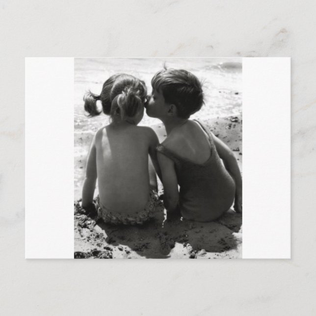 Beach Kiss Vykort (Framsida)
