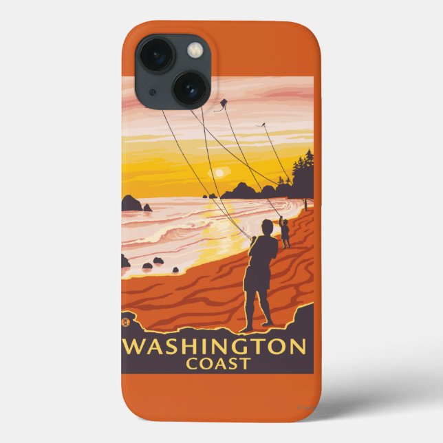 Beach & Kites - Washington Kusten (Baksida)