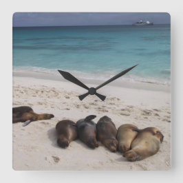 Beach-klocka Fyrkantig Klocka