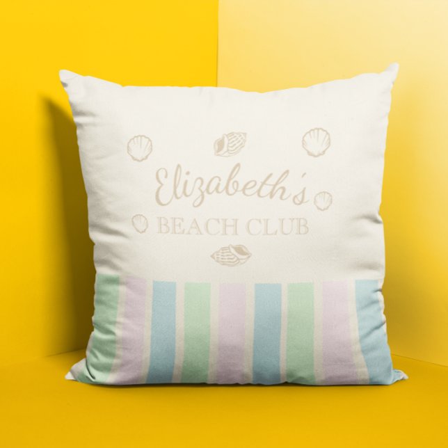 Beach Klubb Birthday Kudde (Skapare uppladdad)