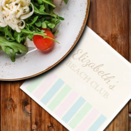 Beach Klubb Birthday Pappersservett