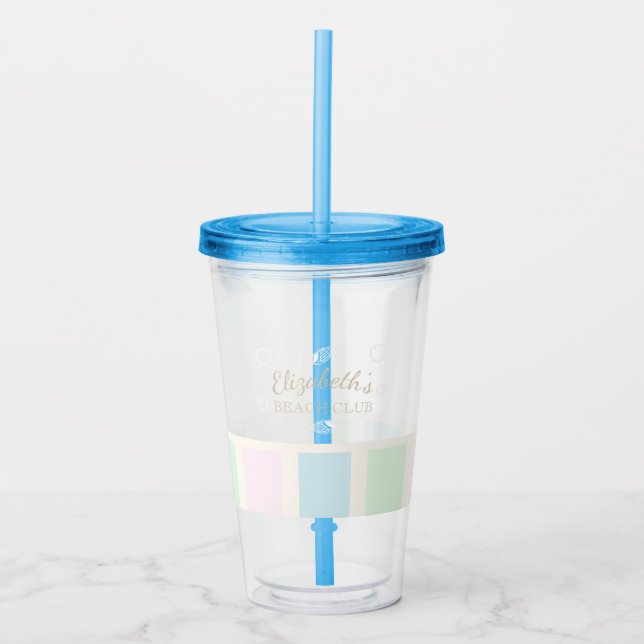 Beach Klubb Birthday Take Away Mugg (Framsida)