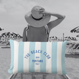 Beach Klubb Vapensköld Blue Cabana Rand Lumbarkudde