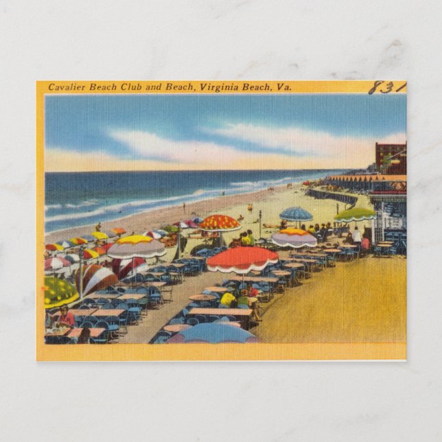 Beach Klubb, Virginia Beach, Va Vykort (Framsida)