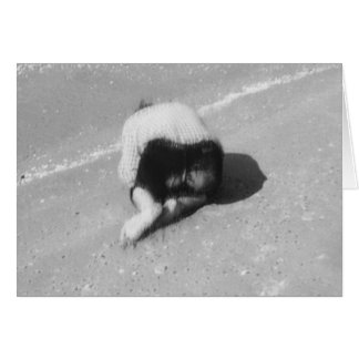 Beach-knappen Hälsningskort