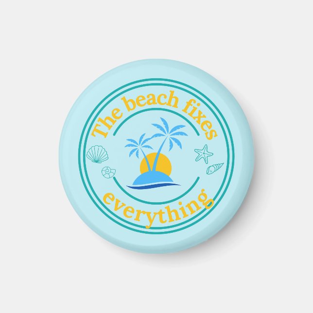 Beach korrigerar allt magnet (Framsidan)