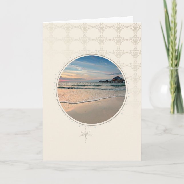 BEACH - Kort för hälsning (Framsida)